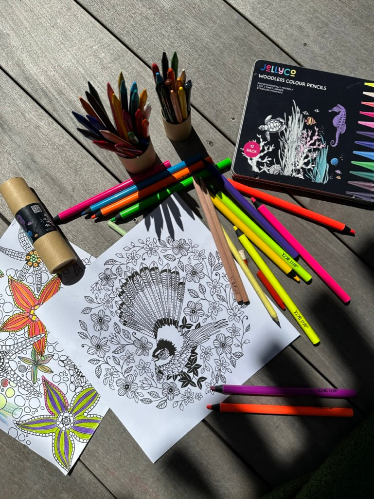 24 Tube JellyCo Premium Quality Colour Pencils
