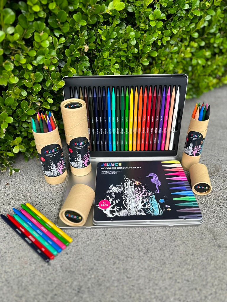 24 Tube JellyCo Premium Quality Colour Pencils