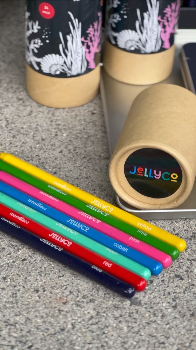 24 Tube JellyCo Premium Quality Colour Pencils