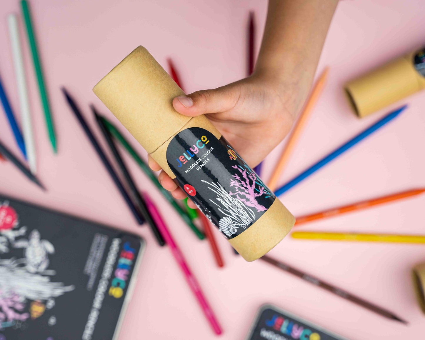 24 Tube JellyCo Premium Quality Colour Pencils