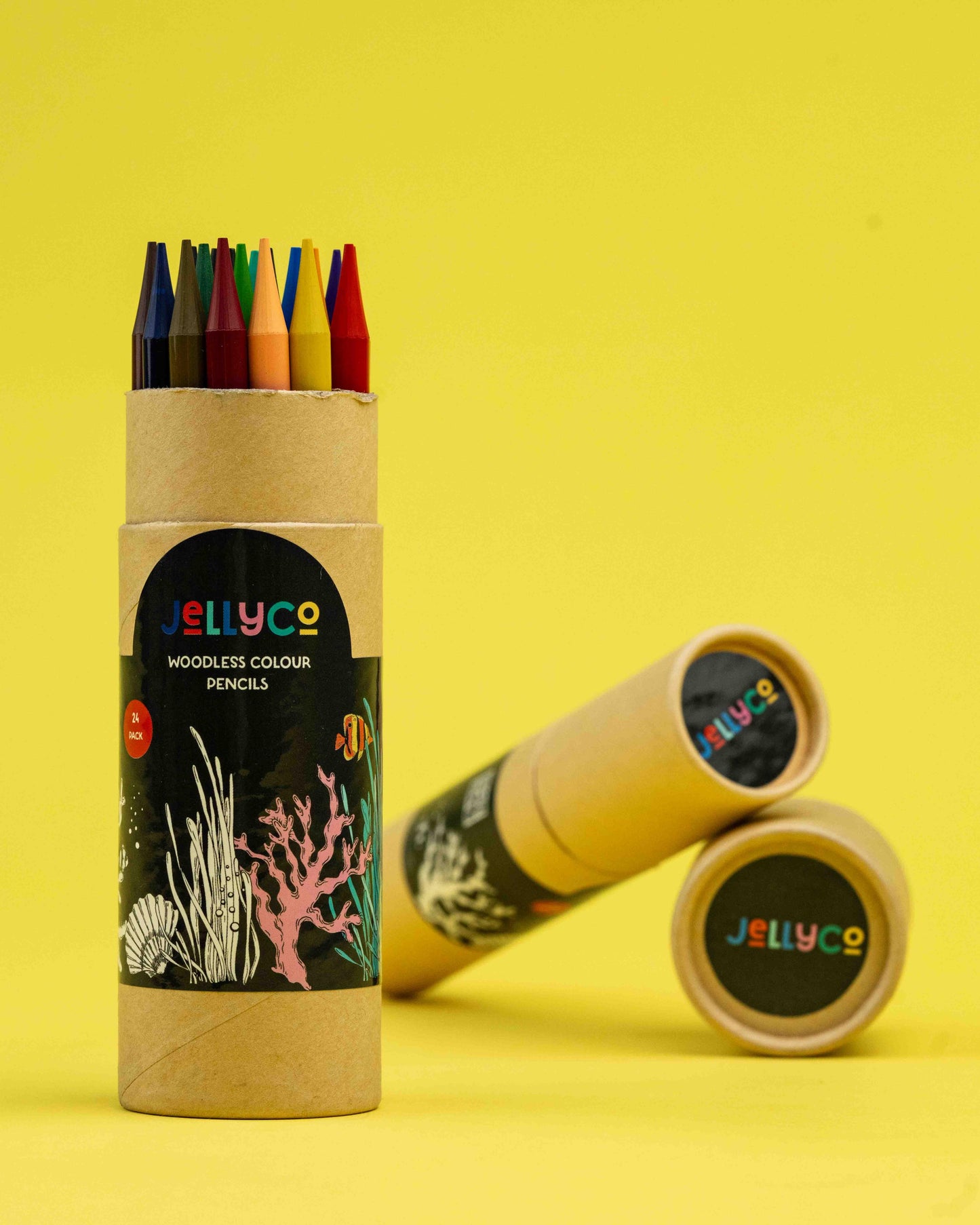24 Tube JellyCo Premium Quality Colour Pencils