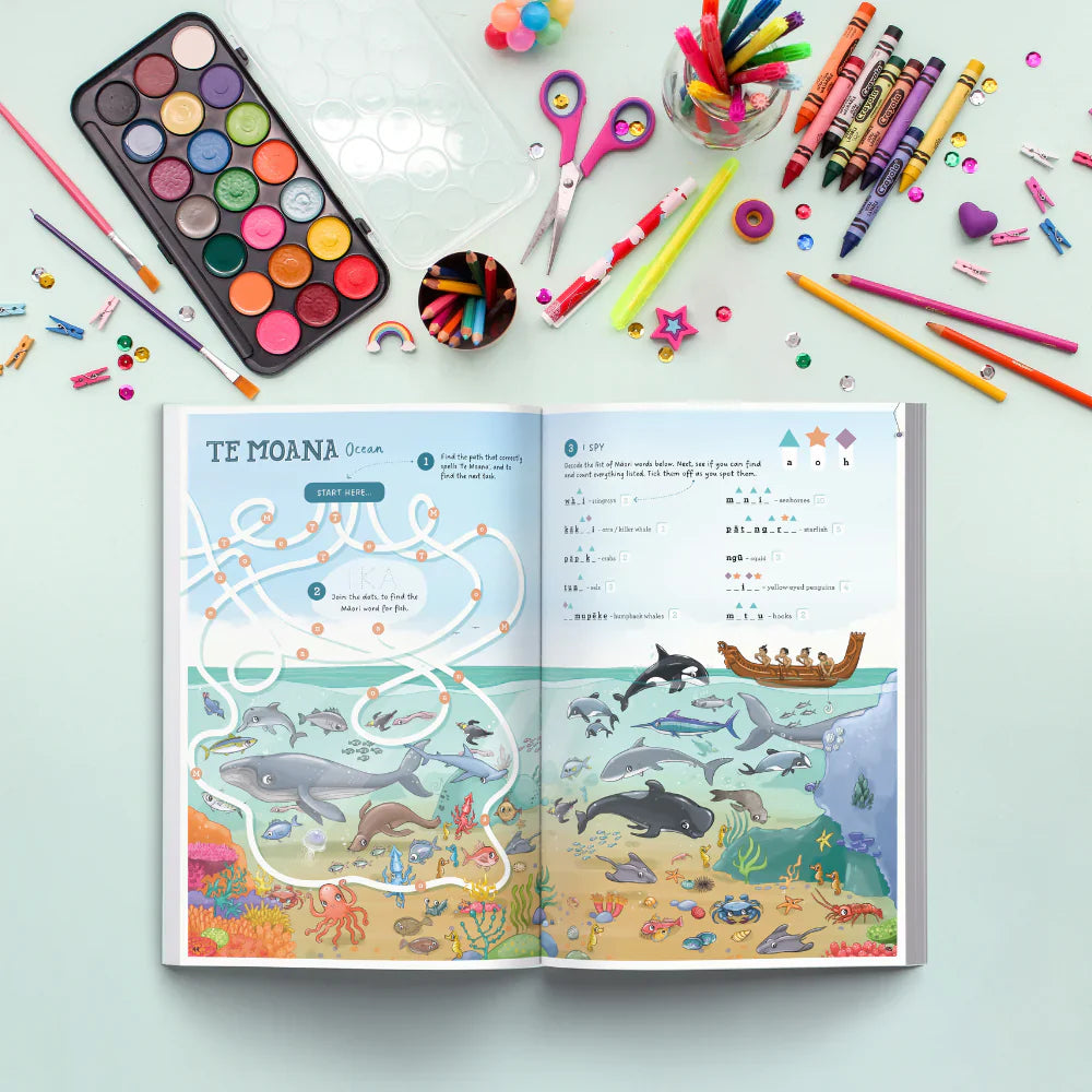 Kuwi & Friends Māori Activity Book