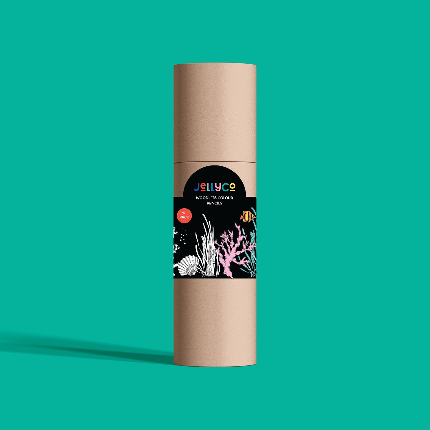 12 Tube JellyCo Premium Quality Colour Pencils