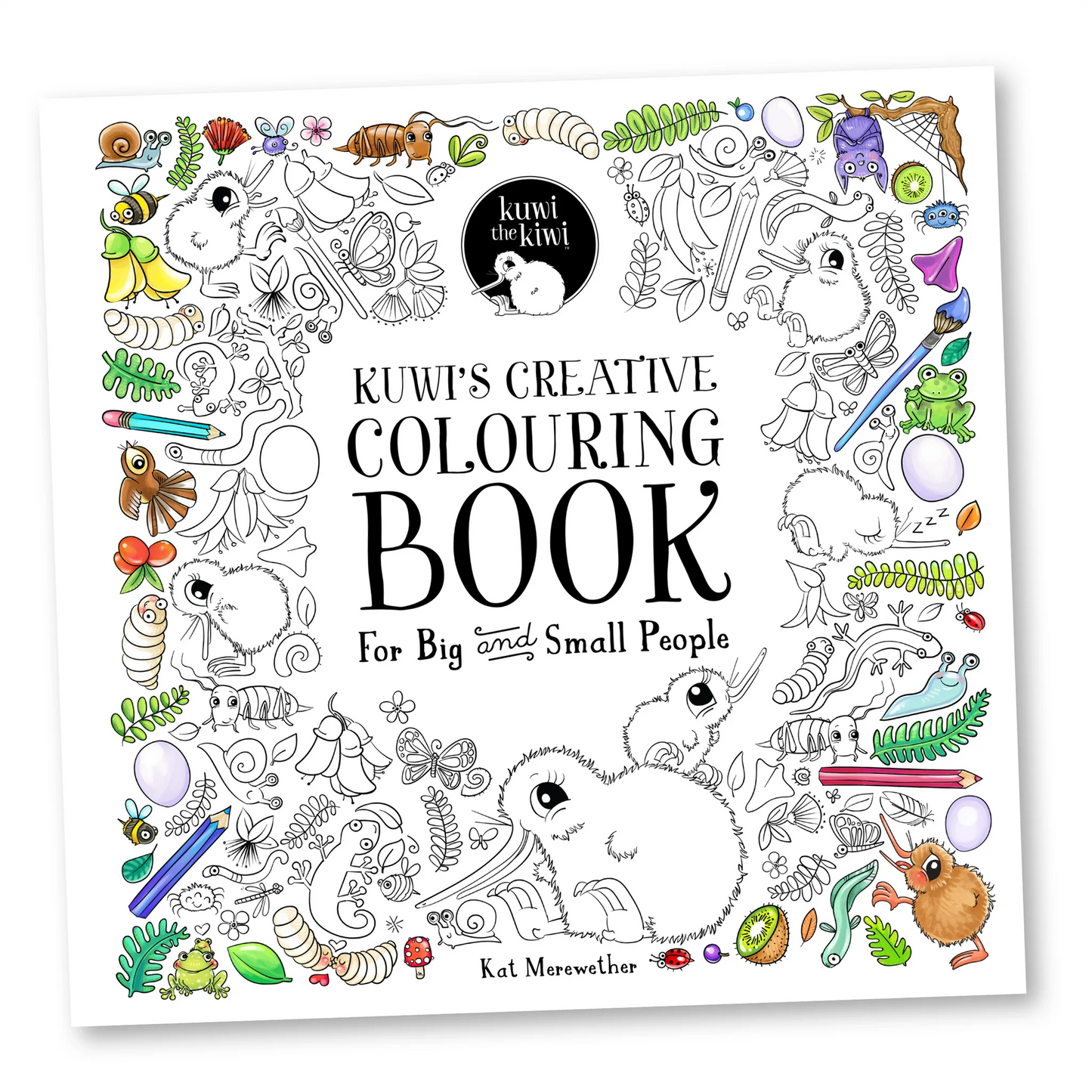 Kuwi's Creative Colouring Book: For Big and Small People